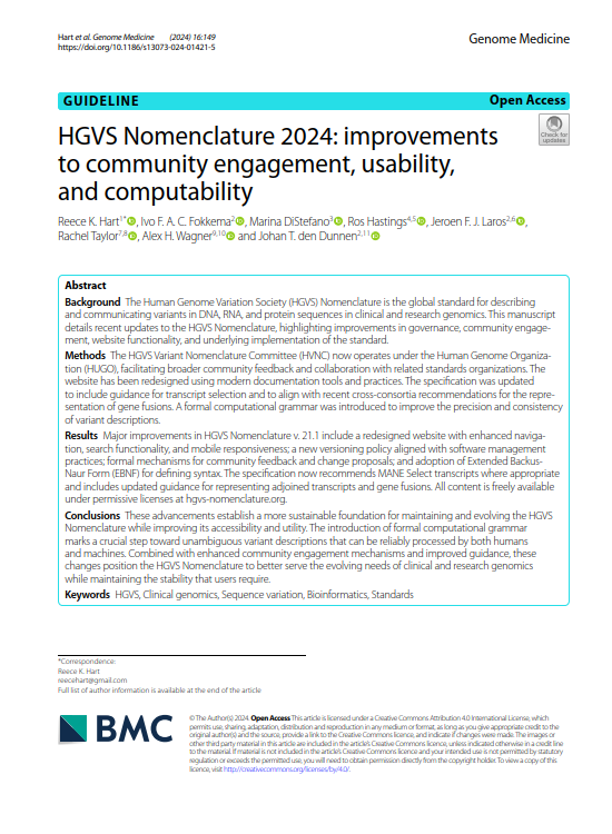 HGVS Nomenclature